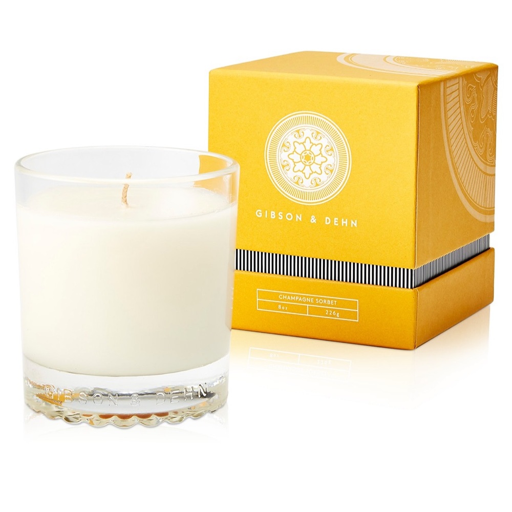 COPY - Gibson & Dean champagne sorbet candle 8oz